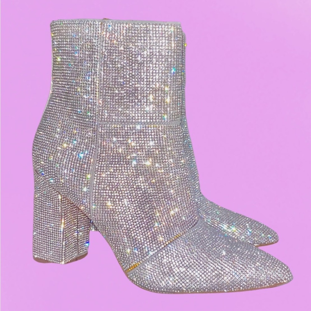 Steven Madden, Madden Girl Booties, Rhinestone Boots